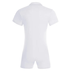 flat lay of White Handler Singlet - pridevoyageshop.com - gay men's lingerie, bodywear, fetish wear
