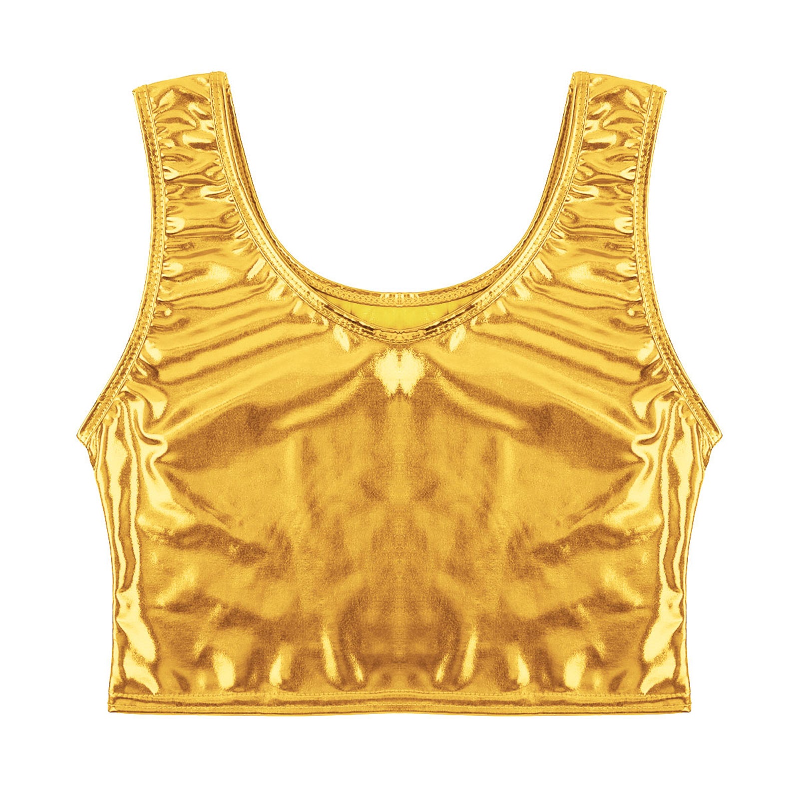 gold Liquid Mercury Micro Metallic Vest - pridevoyageshop.com - gay men’s harness, lingerie and fetish wear