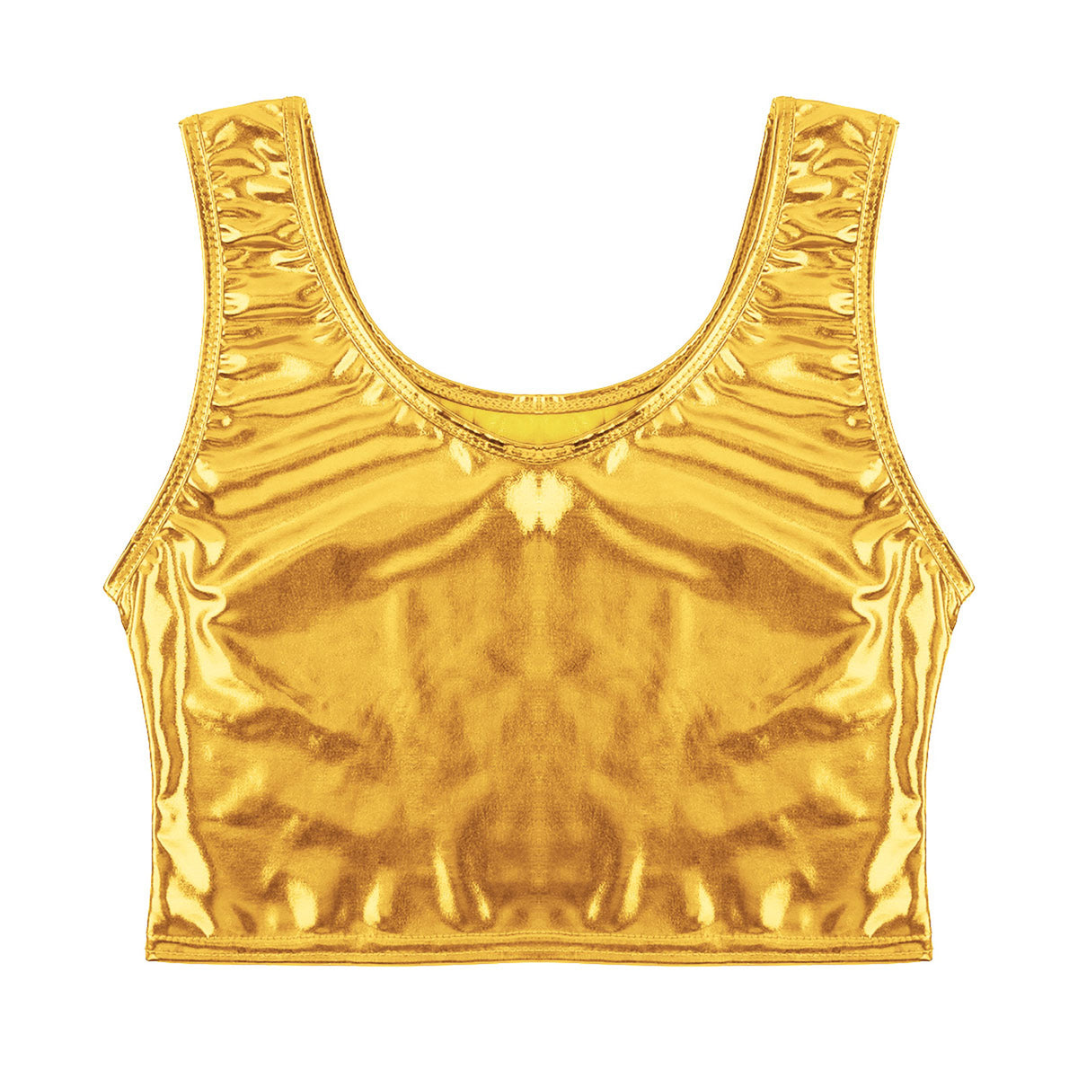 gold Liquid Mercury Micro Metallic Vest - pridevoyageshop.com - gay men’s harness, lingerie and fetish wear