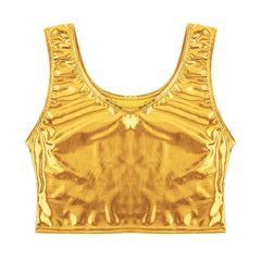 gold Liquid Mercury Micro Metallic Vest - pridevoyageshop.com - gay men’s harness, lingerie and fetish wear