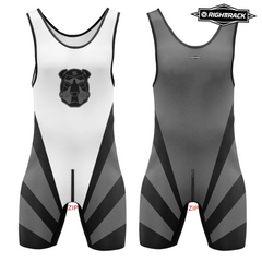 gray red Flash Puppy Wrestling Singlet – Zipper Edition from Pridevoyageshop
