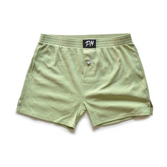 green DM Untamed Button-Up Boxer Shorts - pridevoyageshop.com - gay men’s thongs, boxers, briefs and jockstraps