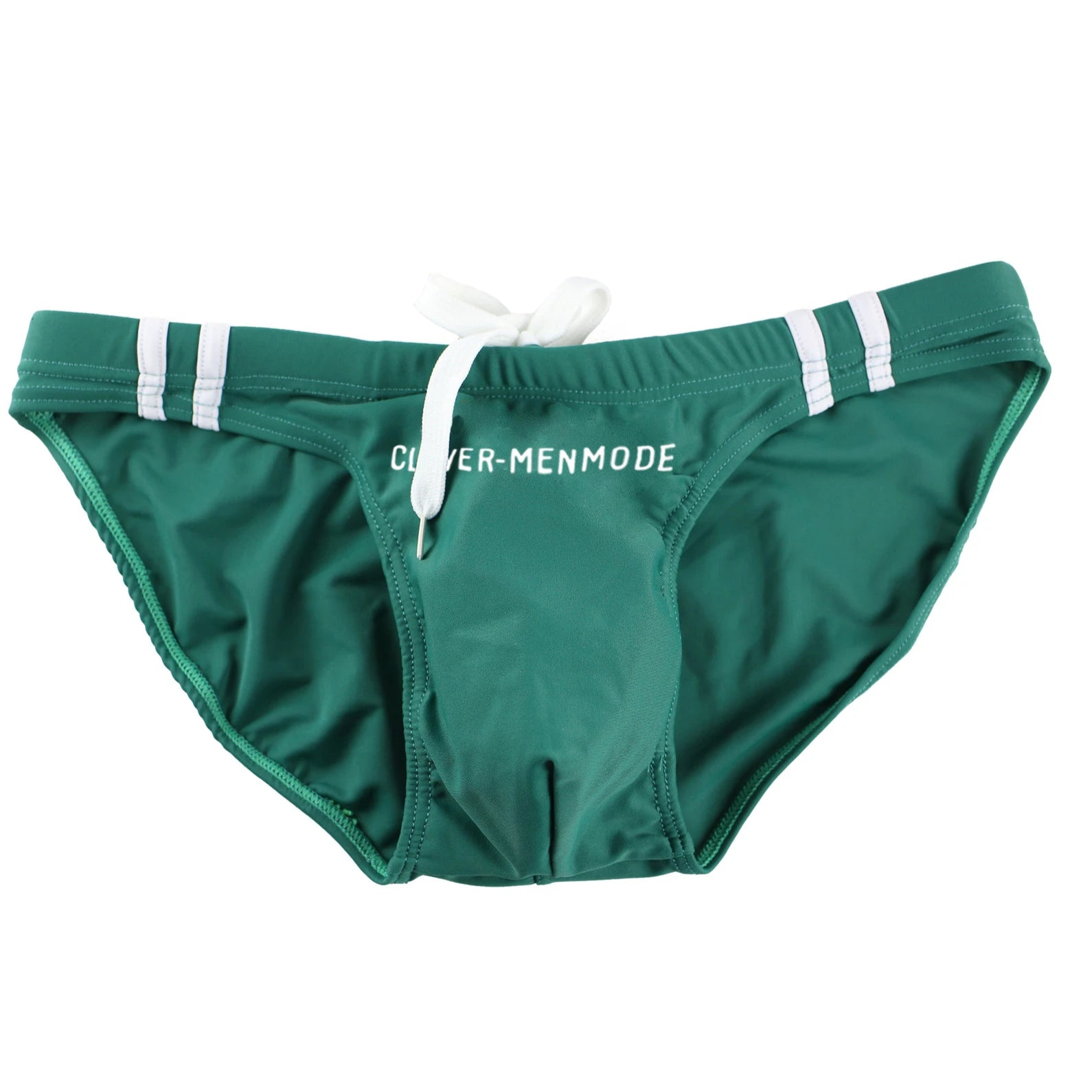 green Men’s Jock Strut Swim Briefs - pridevoyageshop.com - gay men’s sexy swim briefs, trunks, board shorts, and bikinis