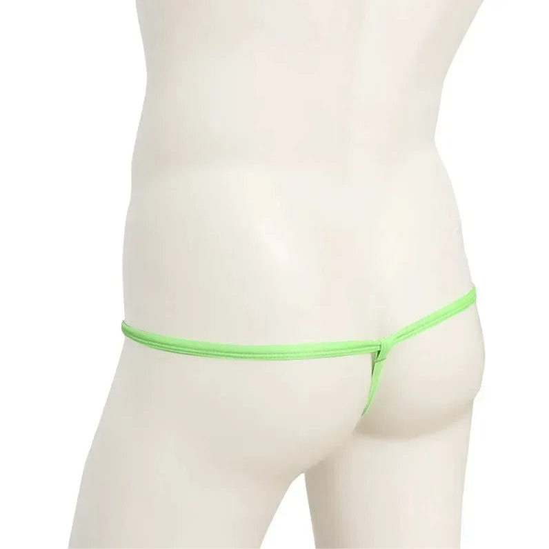green Men’s Strapped Desire Thong - pridevoyageshop.com - gay men’s thongs, boxers, briefs and jockstraps