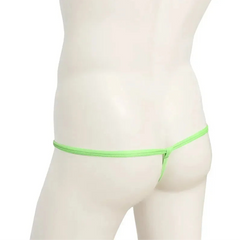 green Men’s Strapped Desire Thong - pridevoyageshop.com - gay men’s thongs, boxers, briefs and jockstraps