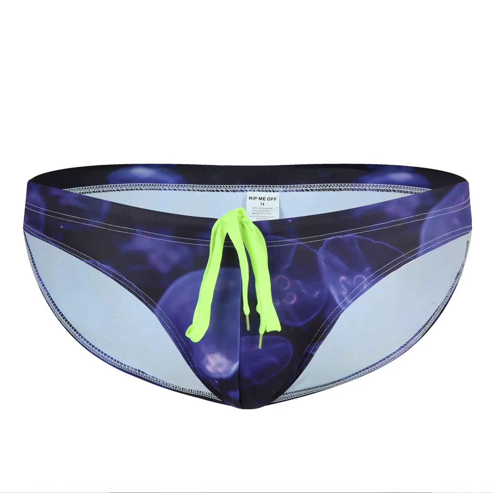 ink blue Men’s Rip Me Off Swim Briefs - pridevoyageshop.com - gay men’s sexy swim briefs, trunks, board shorts, and bikinis