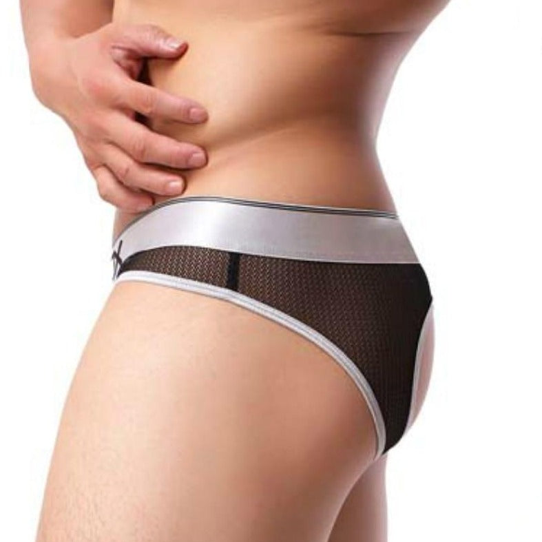 JJSox Mesh See Through Jock Brief