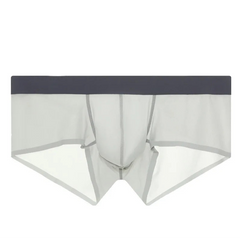 light gray Backroom Sheer Kink See-Through Boxers - pridevoyageshop.com - gay men’s thongs, boxers, briefs and jockstraps