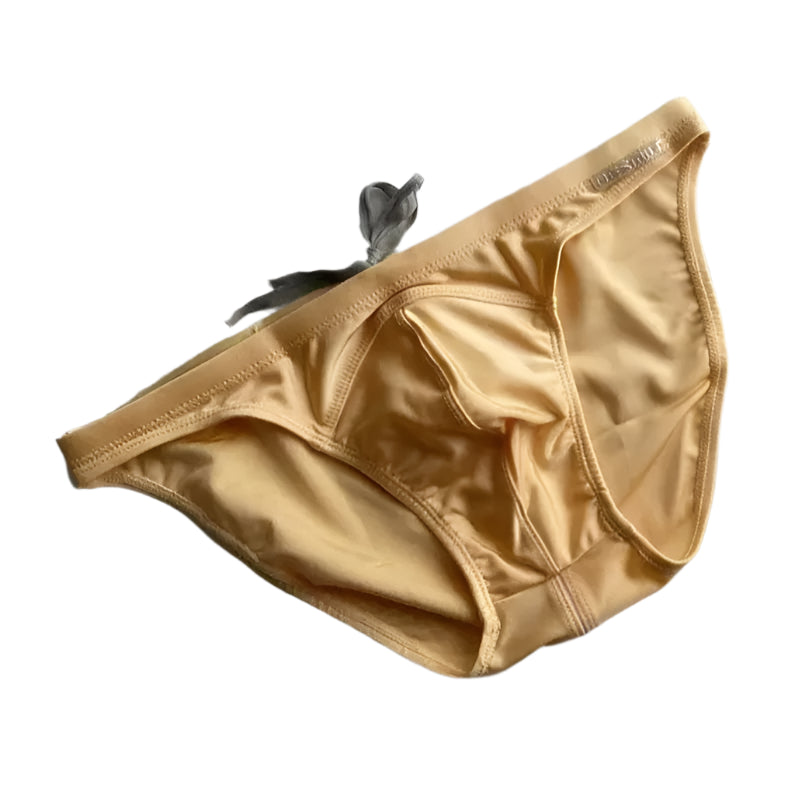light yellow Desmiit Men’s Heatseeker Micro Swim Briefs - pridevoyageshop.com - gay men’s sexy swim briefs, trunks, board shorts, and bikinis
