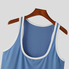 PecsShow Deep Scoop Neck Tank Top