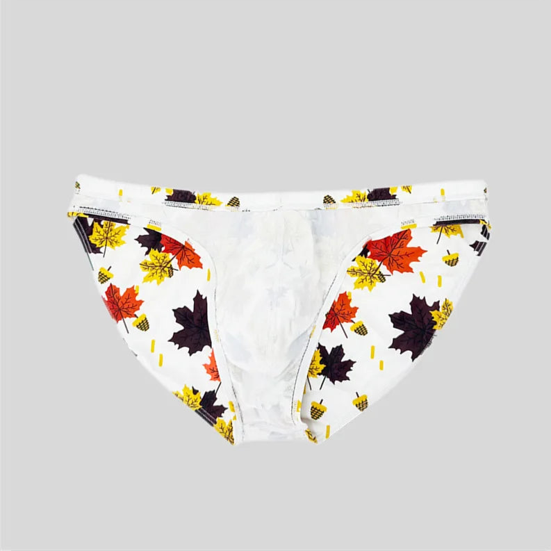 maple leaves Men’s Oh My Maple! Bikini Swim Briefs - pridevoyageshop.com - gay men’s sexy swim briefs, trunks, board shorts, and bikinis