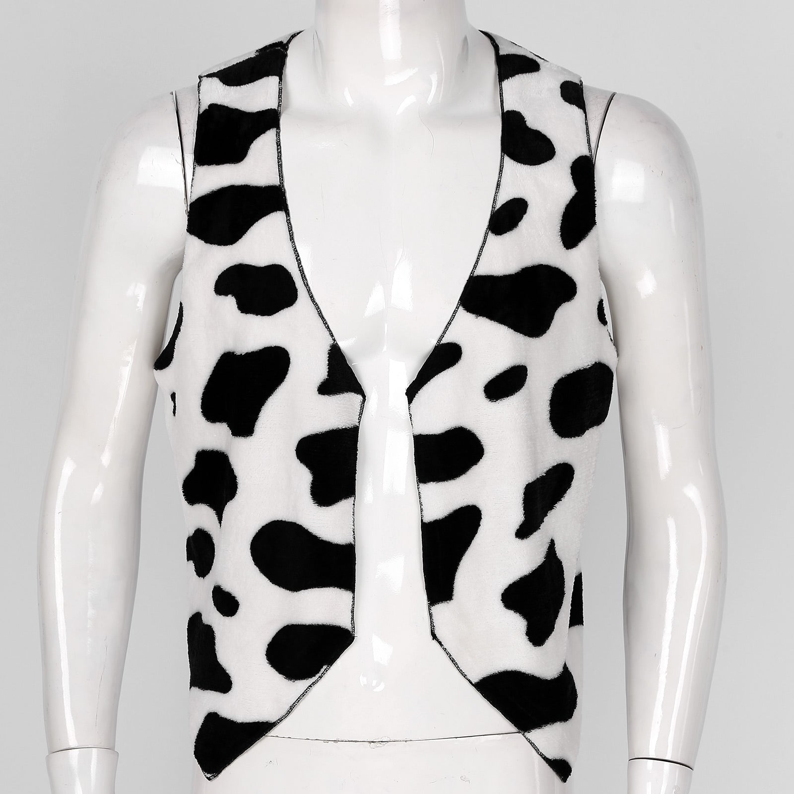 milk the moment cowprint vest in black cow print – pridevoyageshop.com – gay men’s gym tank tops mesh tank tops clubwear fashion tops and activewear