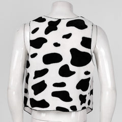 milk the moment cowprint vest in black cow print – pridevoyageshop.com – gay men’s gym tank tops mesh tank tops clubwear fashion tops and activewear