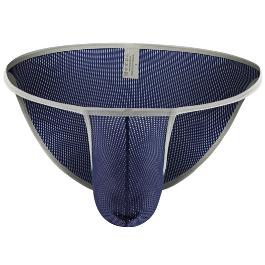 navy blue Men’s Net Bait Mesh Briefs - pridevoyageshop.com - gay men’s thongs, boxers, briefs and jockstraps