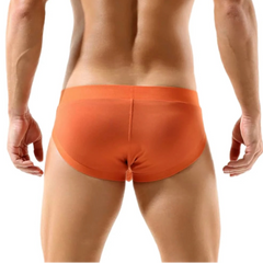 orange Men’s Bulge Show Brief Men’s Bulge Show Brief - pridevoyageshop.com - gay men’s thongs, boxers, briefs and jockstraps