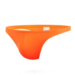 orange Men’s Fire Island Cabana Swim Bikini Thong – pridevoyageshop.com – gay men’s sexy swim briefs, trunks, board shorts, and bikinis