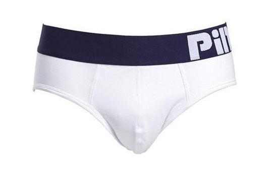 White Pink Hero Wide Band Briefs - pridevoyageshop.com - gay men’s underwear and swimwear