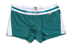 Pink Hero Men's Solid Stripe Boxer Briefs