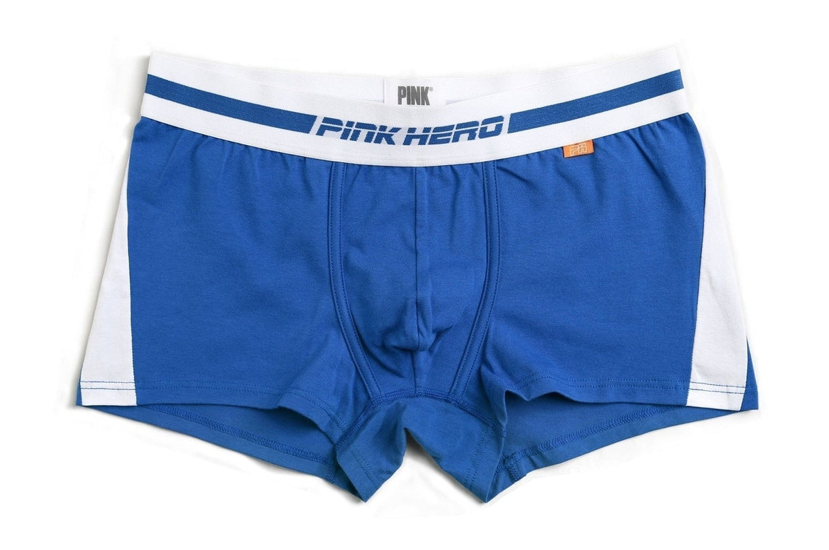  pale blue Pink Hero Men's Solid Stripe Boxer Briefs - pridevoyageshop.com - gay men’s underwear and swimwear