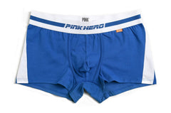  pale blue Pink Hero Men's Solid Stripe Boxer Briefs - pridevoyageshop.com - gay men’s underwear and swimwear