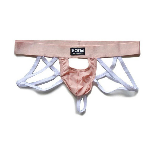 pink DM Men’s Fuck Multi-Strap Jockstrap - pridevoyageshop.com - gay men’s thongs, boxers, briefs and jockstraps