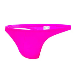 pink Men’s Fire Island Cabana Swim Bikini Thong – pridevoyageshop.com – gay men’s sexy swim briefs, trunks, board shorts, and bikinis