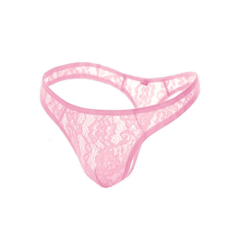 pink Men’s Laced Up & Lethal Thong - pridevoyageshop.com - gay men’s thongs, boxers, briefs and jockstraps
