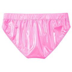 pink Men’s Snap & Strut PVC Kink Skirt BriefMen’s Snap & Strut PVC Kink Skirt Brief - pridevoyageshop.com - gay men’s thongs, boxers, briefs and jockstraps