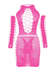 pink butterfly lace corset set with garter straps and thong flat lay – pridevoyageshop.com – gay men’s harness, lingerie and fetish wear