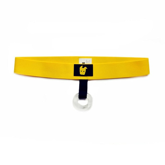 yellow DM Cock Ring Jockstrap - pridevoyageshop.com - gay men’s underwear and swimwear