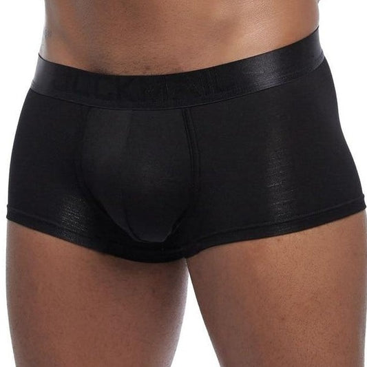 black Jockmail Modal Pouch Boxers | Gay Underwear- pridevoyageshop.com - gay men’s underwear and swimwear