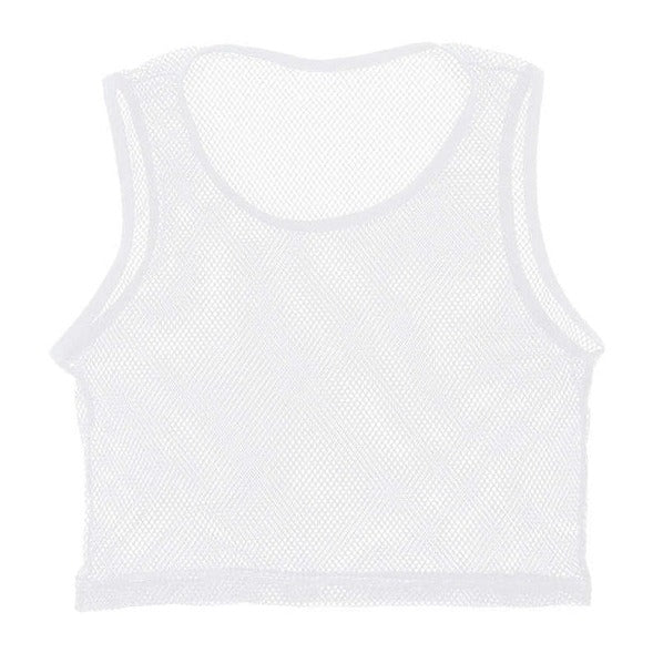 white Gay Rave Wear See Through Crop Top | Gay Crop Tops & Clubwear - pridevoyageshop.com - gay crop tops, gay casual clothes and gay clothes store