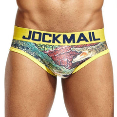 front side of hot gay man in Jockmail Hungry Bottom Briefs | Gay Mens Underwear- pridevoyageshop.com - gay men’s underwear and swimwear