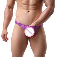 hot hunks in purple Sissy Floral Lace Thong | Gay Men Underwear- pridevoyageshop.com - gay men’s underwear and swimwear