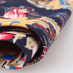 details of dark Sicilian Floral Print Tight Boxers | Gay Underwear- pridevoyageshop.com - gay men’s underwear and swimwear