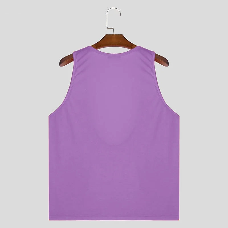 purple Chest Day Drop Vest – pridevoyageshopcom – gay mens clubwear mesh tanks crop tops fashion tops partywear activewear
