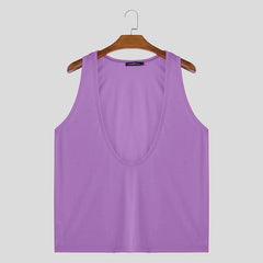 purple Chest Day Drop Vest – pridevoyageshopcom – gay mens clubwear mesh tanks crop tops fashion tops partywear activewear
