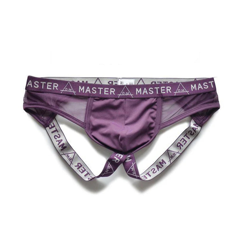 purple DM Men’s Master Mesh Jockstrap - pridevoyageshop.com - gay men’s thongs, boxers, briefs and jockstraps