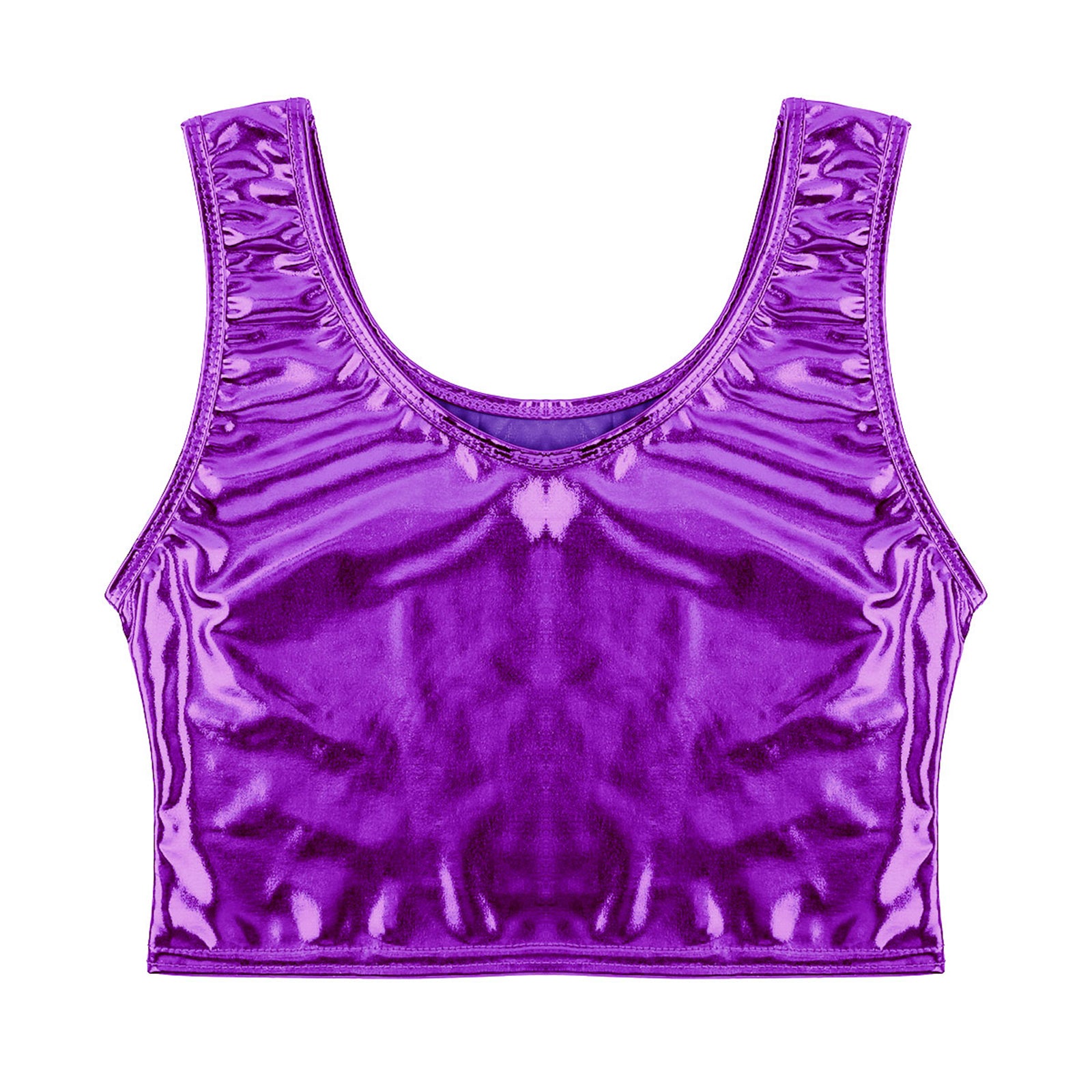 purple Liquid Mercury Micro Metallic Vest - pridevoyageshop.com - gay men’s harness, lingerie and fetish wear