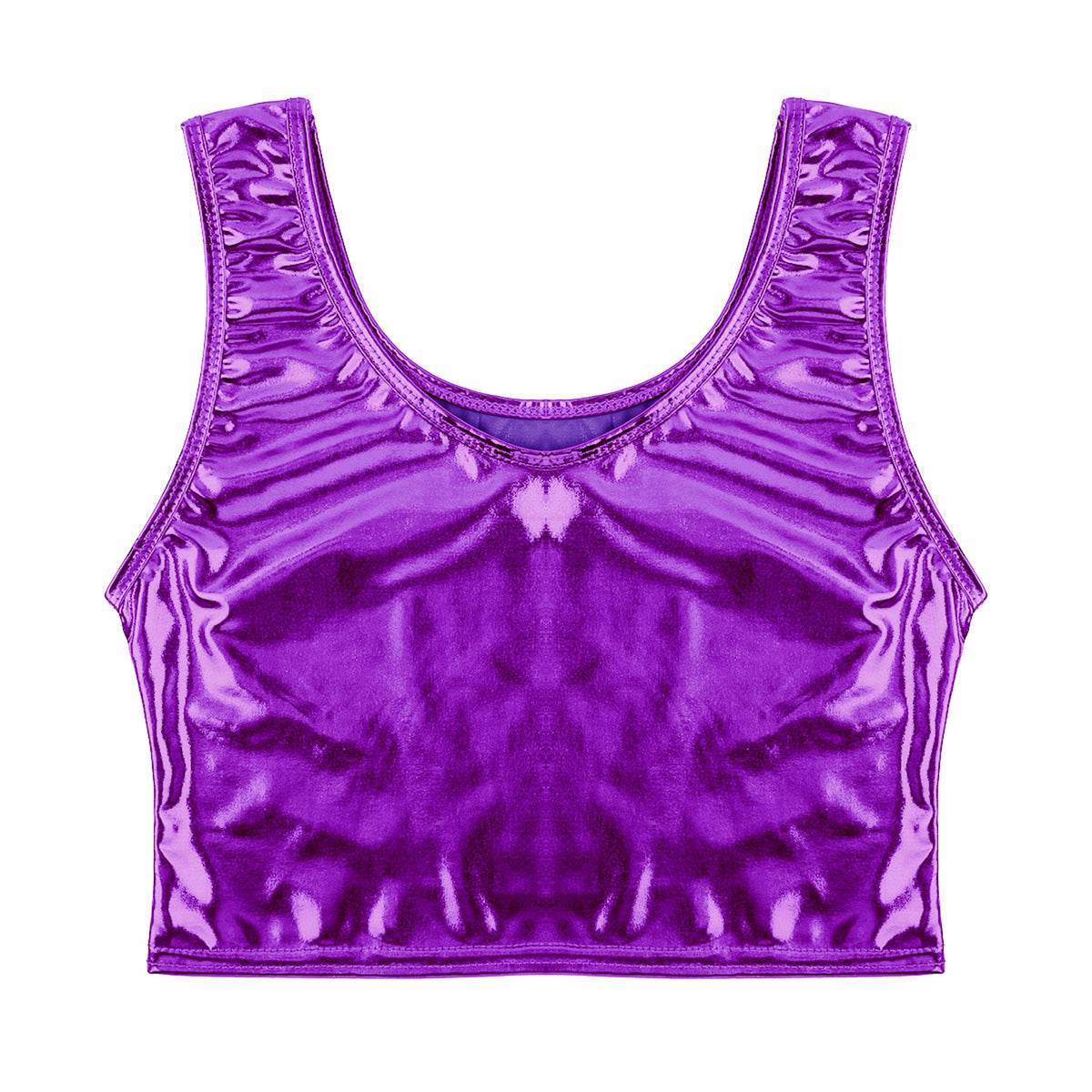 purple Liquid Mercury Micro Metallic Vest - pridevoyageshop.com - gay men’s harness, lingerie and fetish wear