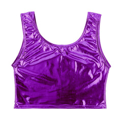 purple Liquid Mercury Micro Metallic Vest - pridevoyageshop.com - gay men’s harness, lingerie and fetish wear