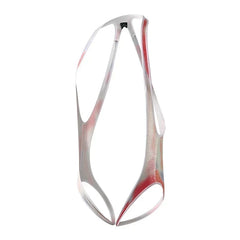 rainbow Riot Cage Frame Singlet flat-lay with pride color cage straps and athletic singlet silhouette – pridevoyageshop.com – gay men’s harness, lingerie and fetish wear