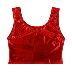 red Liquid Mercury Micro Metallic Vest - pridevoyageshop.com - gay men’s harness, lingerie and fetish wear