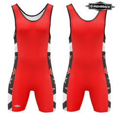 red Men's Starline Wrestling Singlet from Pridevoyageshop