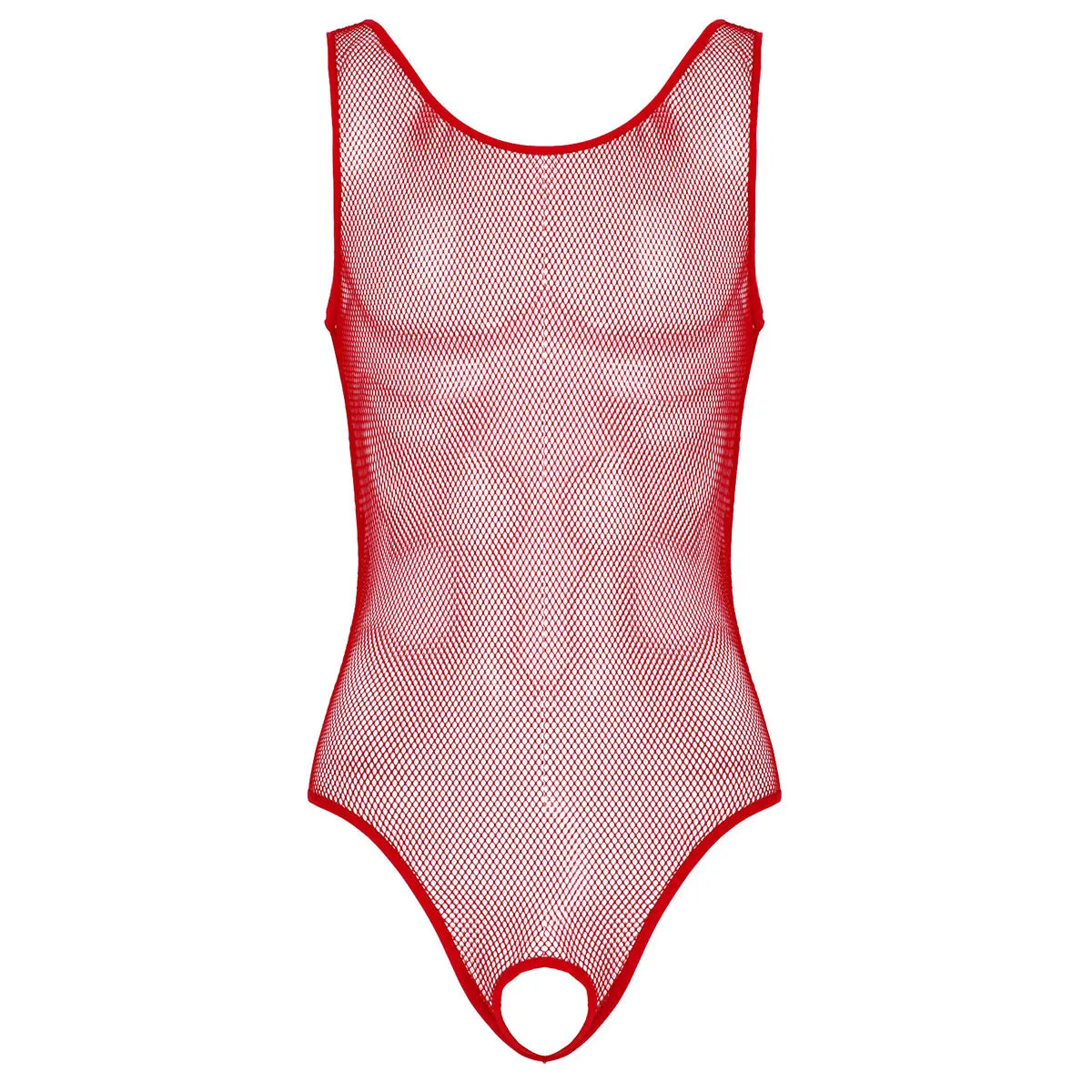 red Nightport Mesh Bodysuit - pridevoyageshop.com - gay men’s harness, lingerie and fetish wear
