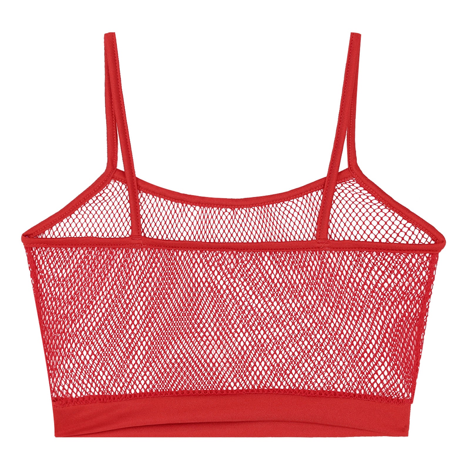 red Signal Boost Fishnet Cami - pridevoyageshop.com - gay men’s harness, lingerie and fetish wear