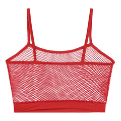 red Signal Boost Fishnet Cami - pridevoyageshop.com - gay men’s harness, lingerie and fetish wear