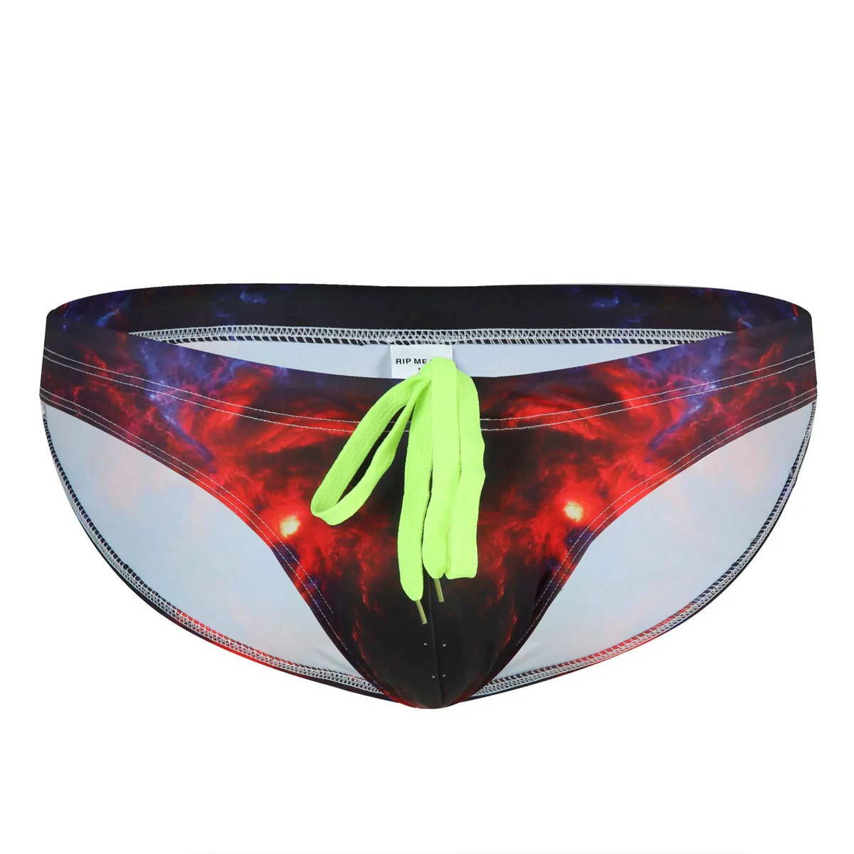 red blue Men’s Rip Me Off Swim Briefs - pridevoyageshop.com - gay men’s sexy swim briefs, trunks, board shorts, and bikinis