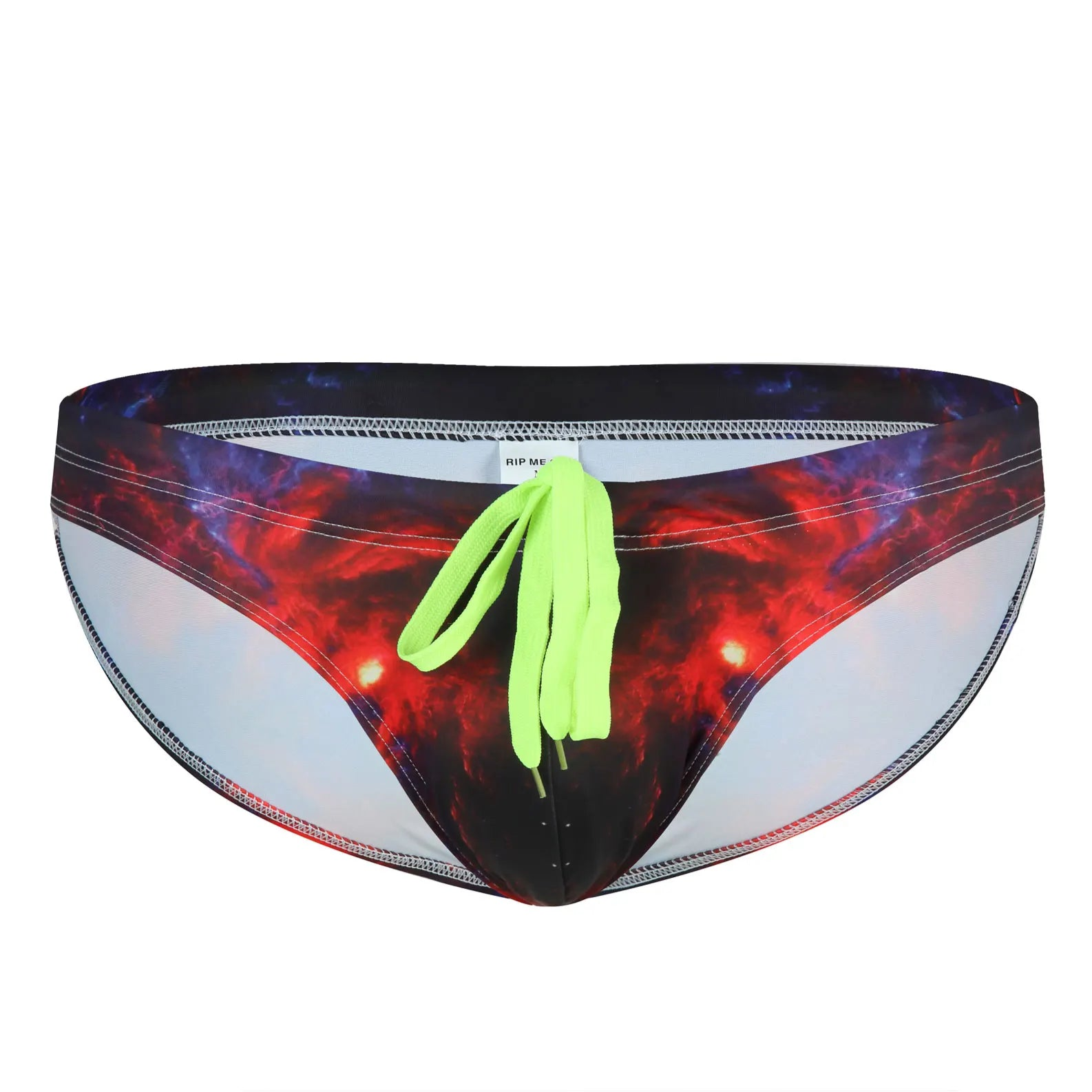 red blue Men’s Rip Me Off Swim Briefs - pridevoyageshop.com - gay men’s sexy swim briefs, trunks, board shorts, and bikinis