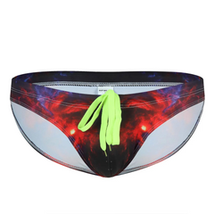 red blue Men’s Rip Me Off Swim Briefs - pridevoyageshop.com - gay men’s sexy swim briefs, trunks, board shorts, and bikinis